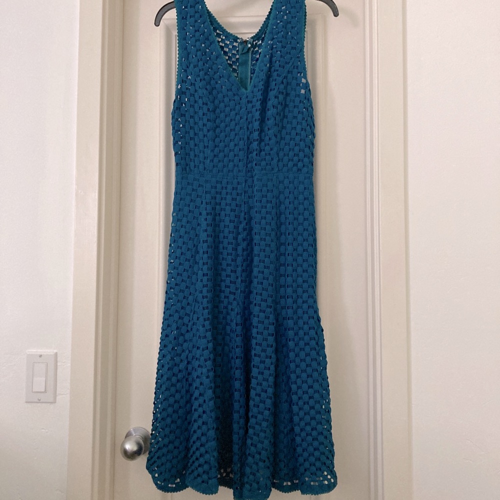 Stunning Fit & Flare Godet Dress by Tracy Reese